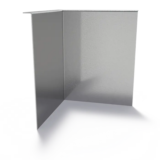 Angolo smussato in acciaio con bordo superiore rinforzato 300 x 3 x 390 mm - Curvatura interna