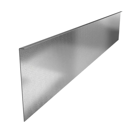 Stalen Borderrand - 2300x3x390 mm - Gezette Bovenrand