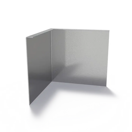 Angolo di bordo in acciaio con bordo superiore rinforzato 300 x 3 x 290 mm - Curvatura esterna