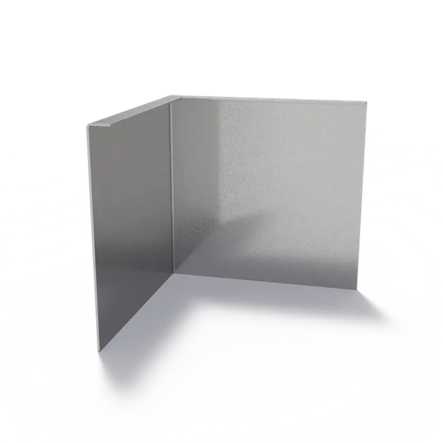 Angolo di bordo in acciaio con bordo superiore rinforzato 300 x 3 x 290 mm - Curvatura esterna