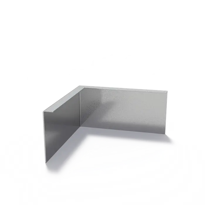 Steel Edge Bevel Corner with Set Top Edge 300 x 2 x 150 mm - Outer Bend