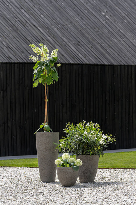 Pottery Pots Dax L, Diorite Grey Ø32 cm