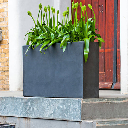 Pottery Pots Jort Slim L, Zwart