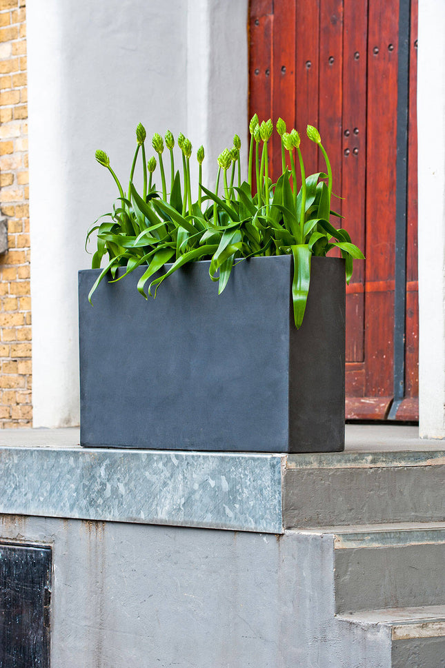 Pottery Pots Jort Slim L, Zwart