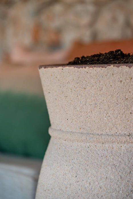 Pottery Pots Apollo L, Sahara Sand Ø44 cm