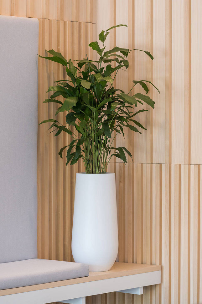 Pottery Pots Nax L, Matte White Ø36 cm