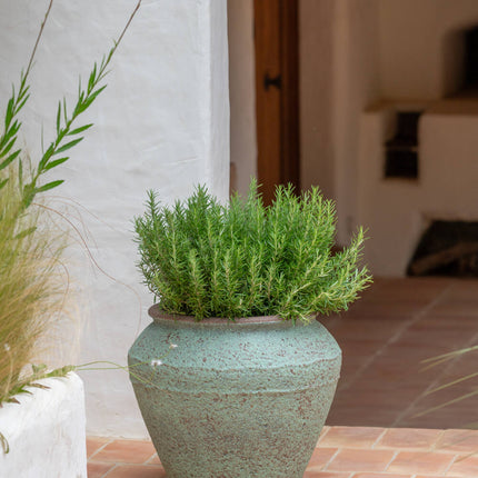 Pottery Pots Eros L, Rustic Green Ø37 cm