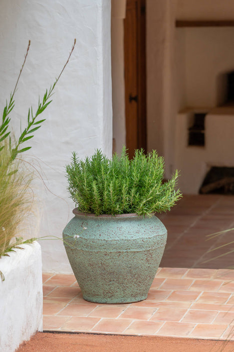 Pottery Pots Eros L, Rustic Green Ø37 cm