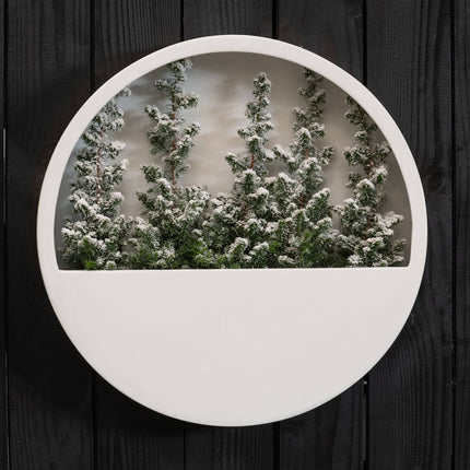 Pottery Pots Wally (hangend) M, Glossy White Ø49,4 cm