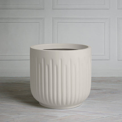 Pottery Pots Arcus XS, Silk White Ø29 cm