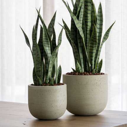 Pottery Pots Cody L, Beige Washed Ø32 cm