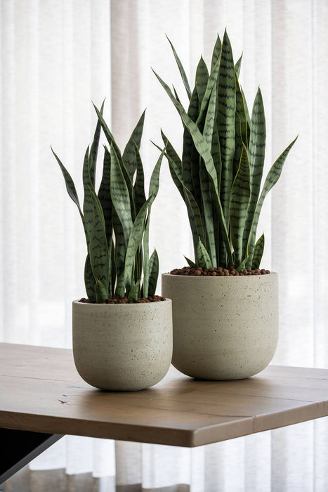 Pottery Pots Cody L, Beige Washed Ø32 cm