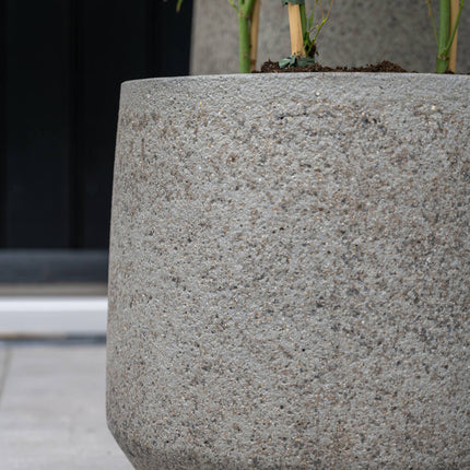 Pottery Pots Harith S, Diorite Grey Ø24 cm