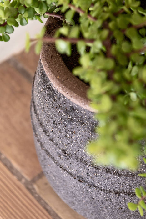 Pottery Pots Hestia S, Umber Brown Ø19,5 cm