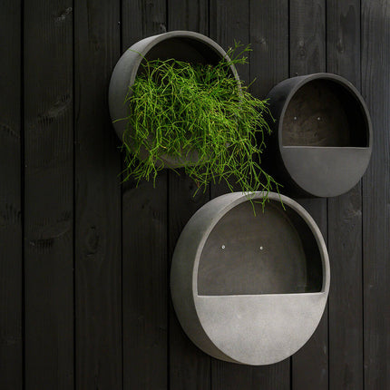 Pottery Pots Wally (hangend) M, zwart Ø10 cm