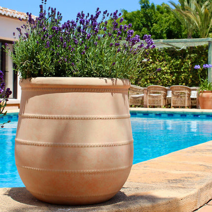 Pottery Pots Nika L, Brick Orange Ø43 cm