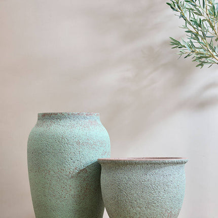 Pottery Pots Hera L, Rustic Green Ø31,5 cm