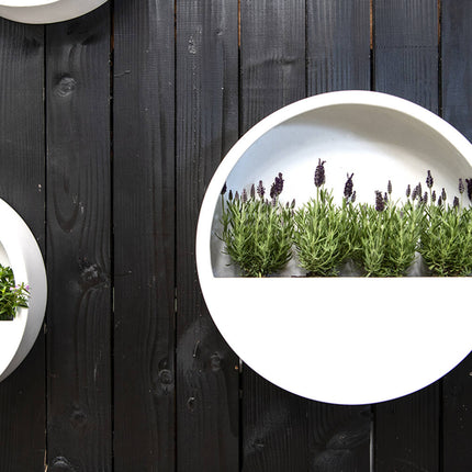 Pottery Pots Wally (hangend) M, Matte White Ø49,4 cm