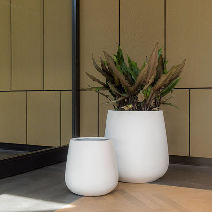Pottery Pots Pax M, Matte White Ø32 cm