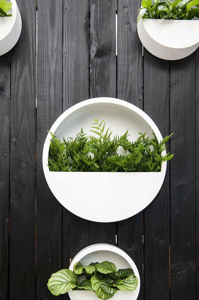 Pottery Pots Wally (hangend) M, Matte White Ø49,4 cm