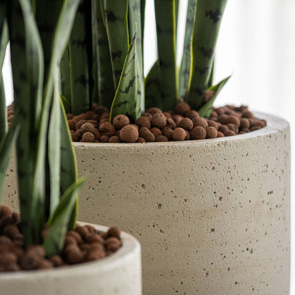 Pottery Pots Cody L, Beige Washed Ø32 cm