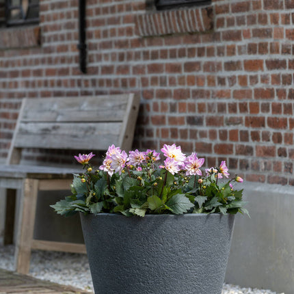 Pottery Pots Bucket M, Midnight Black Ø50 cm