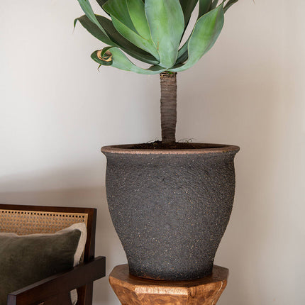 Pottery Pots Poseidon L, Umber Brown Ø56,5 cm