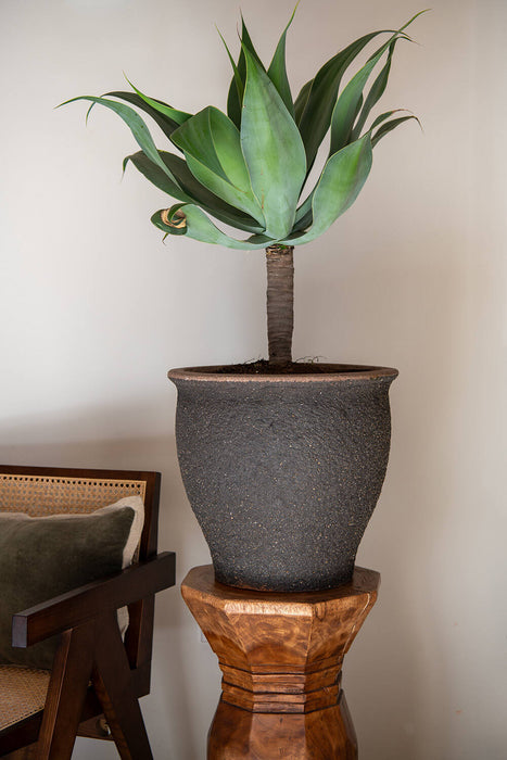 Pottery Pots Poseidon L, Umber Brown Ø56,5 cm