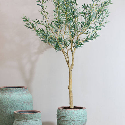 Pottery Pots Ares L, Rustic Green Ø43 cm