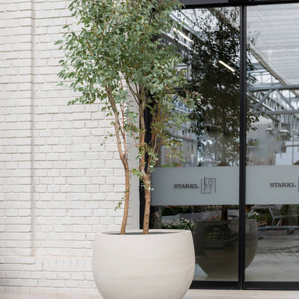 Pottery Pots Jumbo Orb S, Ivory Washed Ø73 cm