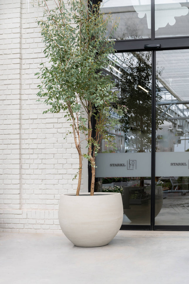 Pottery Pots Jumbo Orb S, Ivory Washed Ø73 cm