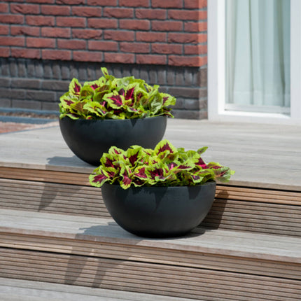 Pottery Pots Vic Bowl L, zwart Ø55 cm