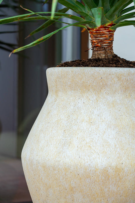 Pottery Pots Fleuri High L, Travertine Beige Ø37 cm