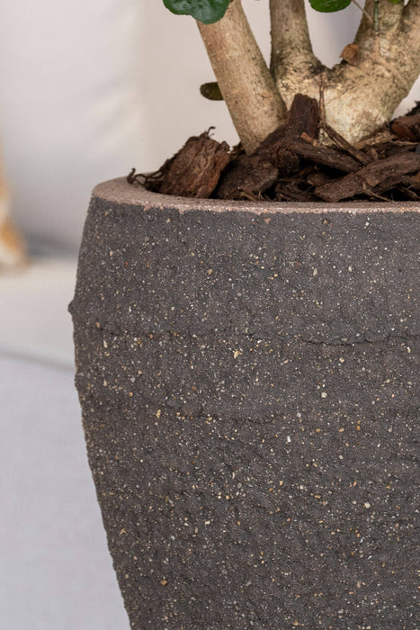 Pottery Pots Ares, L, Umber Brown Ø43 cm