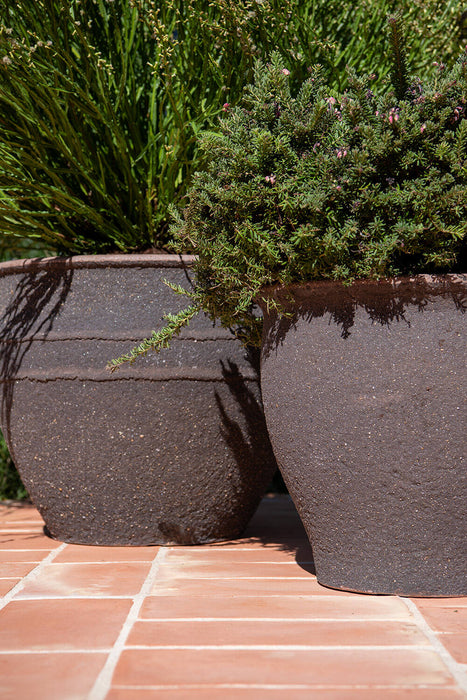 Pottery Pots Athena L, Umber Brown Ø45,5 cm