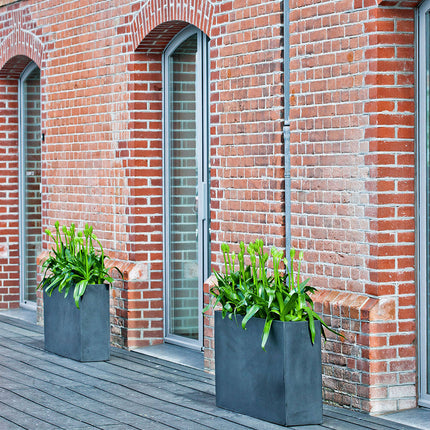 Pottery Pots Jort Slim S, Zwart