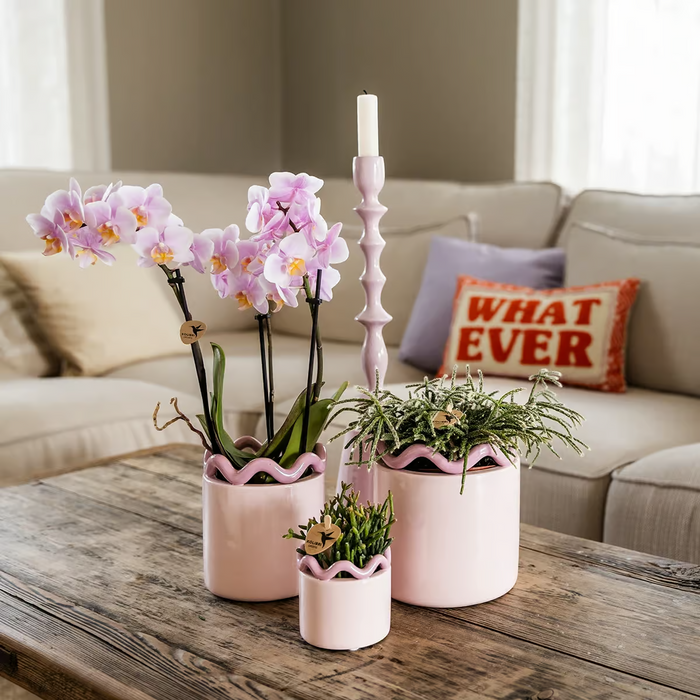 Kolibri Home | Funky sierpot - Pink - Ø9cm