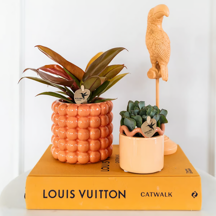 Kolibri Home | Funky sierpot - Orange - Ø9cm