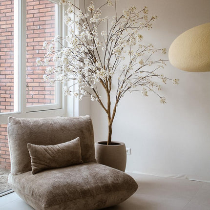 Artificial Blossom Tree cream 220 cm