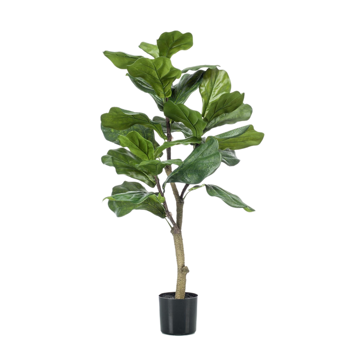 Artificial plant Ficus Lyrata - Tobacco plant - ↕90cm - Ø12cm