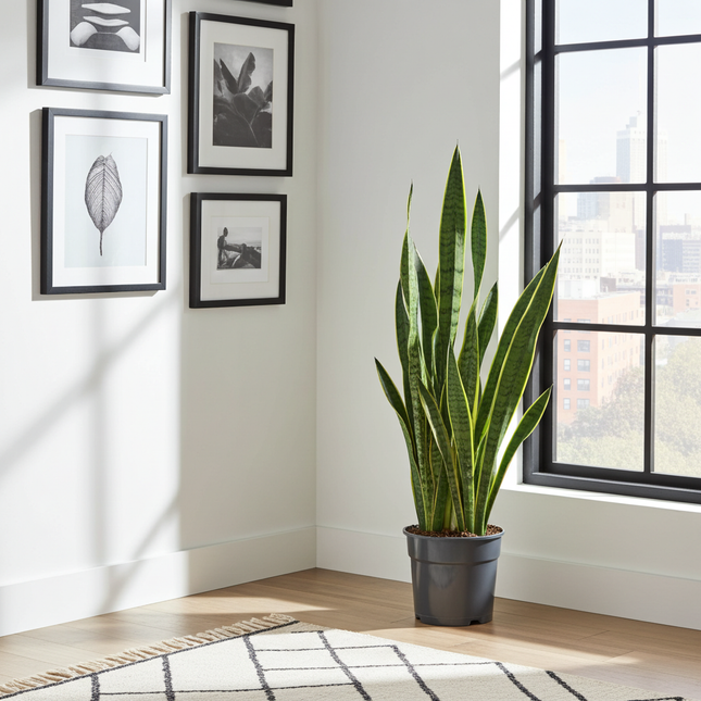 Sansevieria Laurentii XL - Schwiegermutterzunge - ↕70cm - Ø17cm