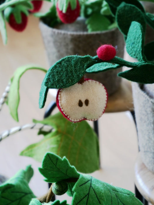 Kidsdepot vilten plant Appel - rood