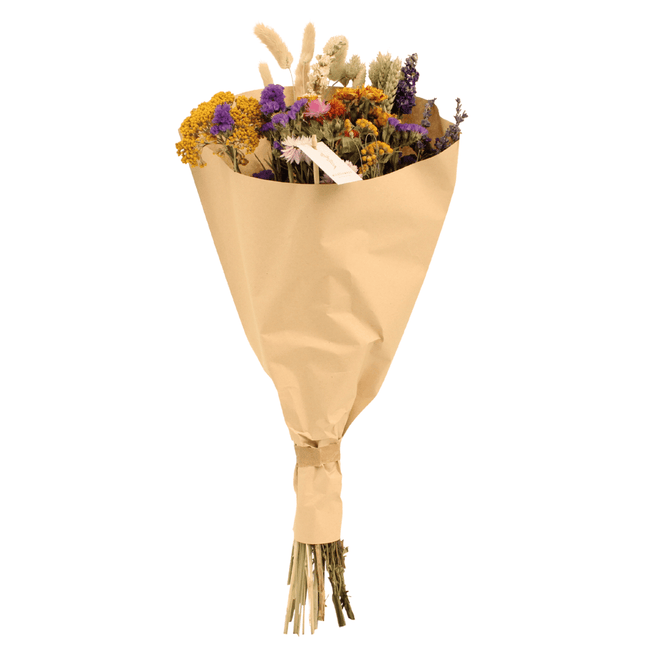 Ramo de flores secas multicolor - Ø25cm - ↕60cm