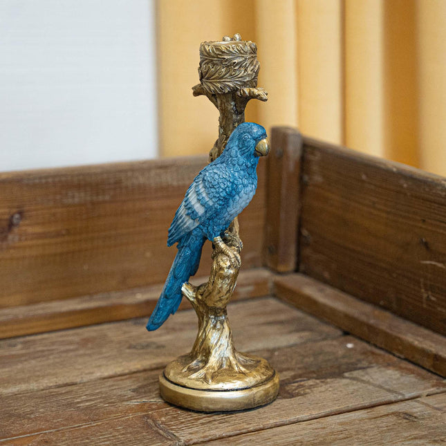 Blue Bird Candlestick