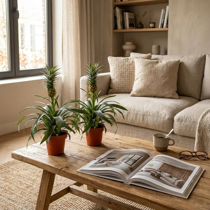 Ananasplant Mi Amigo - ↕35-40cm- Ø12cm - 2x