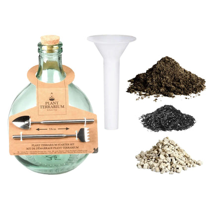 Kit Terrarium DIY 5L - Créez votre propre écosystème fermé | Coffret cadeau