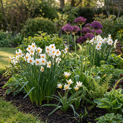 140x Løg Tør Have - Blomsterløg - Tørrede haveløgplanter - Diverse - Sommerblomstrende - Løgstørrelse 10/12