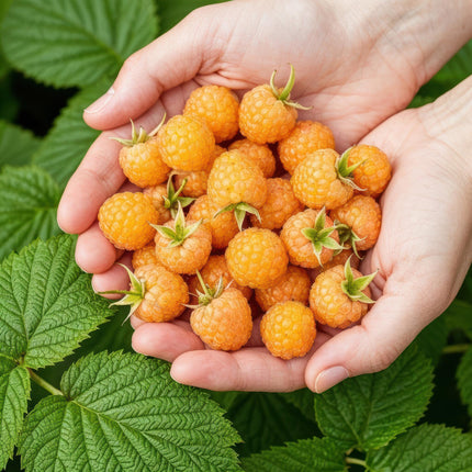 Malina - Rubus idaeus Fallgold - Malina żółta - Ø9cm - 3x
