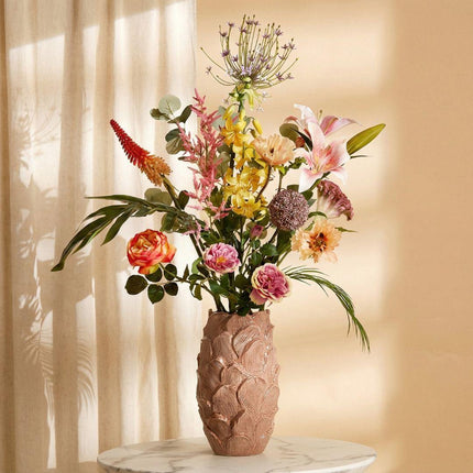 Kunstig blomsterbuket - Tropical Chic Deluxe - Real Touch - 13 stilke - ↕105 cm