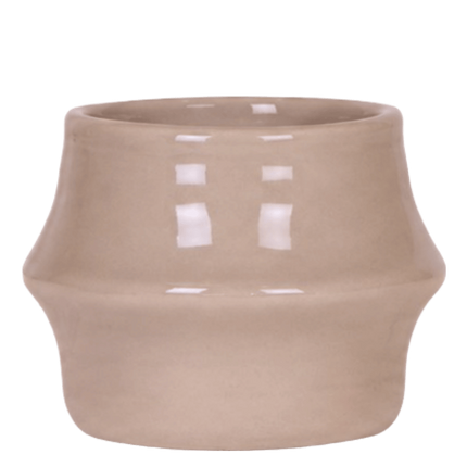 Kolibri Home | Clay sierpot - Zand - Ø9 cm